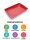 Melamine vleesschaal | 40x27x5cm | Rood | Presentatieplateaus | CODE 571 | Atlas Code : 755
