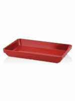 Melamin Fleischtablett | 36x24x5cm | Rot |...