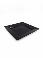 Melamine meat tray | 40x40x4,7cm | Black | Buffet display...