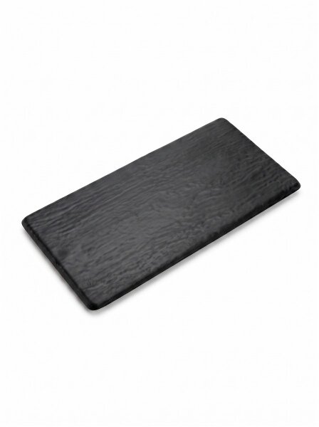 صينية لحم من الميلامين | 52,5x16,5x2cm | أسود | Slate Effect Board | CODE 458 Atlas Code : 393