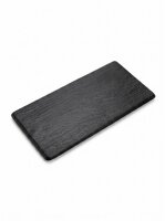 Melamine meat tray | 52,5x16,5x2cm | Black | Slate Effect...