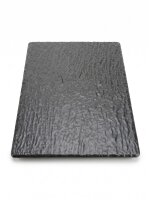 Melamine meat tray | 26,5x32,5x2cm | Black | Slade Effect...