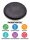Melamine vleesschaal | Rond 40cm | Zwart | Slade Effect Board | CODE 454