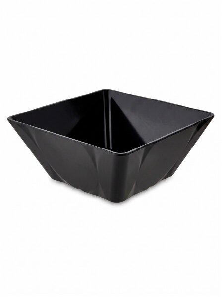 Bol carré en mélamine | 30x30x12,5cm | Noir | Setta Bowl,CODE 509 | Atlas Code : 728