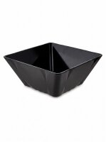 Bol carré en mélamine | 30x30x12,5cm | Noir...