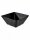 Bol carré en mélamine | 30x30x12,5cm | Noir | Setta Bowl,CODE 509 | Atlas Code : 728