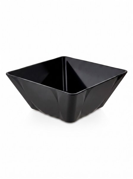 Bol carré en mélamine | 24x24x10cm | Noir | Setta Bowl | CODE 508 | Atlas Code 727
