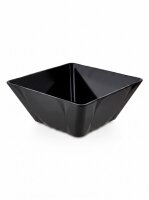 Bol carré en mélamine | 24x24x10cm | Noir |...