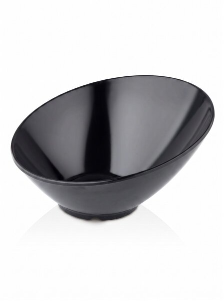 وعاء ميلامين بيضاوي | 24cm | أسود | Axis Bowl | CODE 623 Atlas Code:383B
