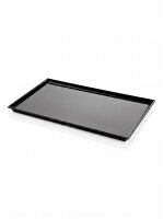 Melamine meat tray | 43x25x2cm | Black | Pastry display...
