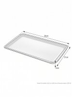 Melamine meat tray | 36x21x2cm | White | Avanos display...