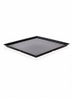 Melamine meat tray | 35x35x2cm | Black | Pastry display...