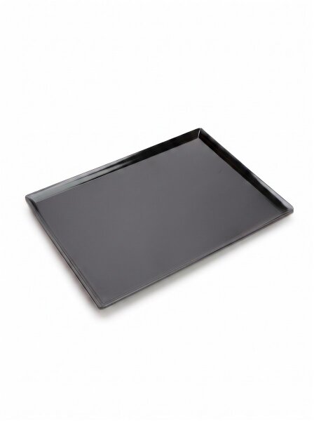 Melamin Fleischtablett | 35x25x2cm | Schwarz | Pastry Präsentationsplatten | CODE 534 | 703B