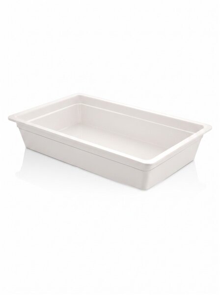 Melamin Fleischtablett | 53x32,5x10cm | Weiß | GN 1/1 100mm | CODE 568 | 781W