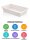 Melamin Fleischtablett | 53x32,5x10cm | Weiß | GN 1/1 100mm | CODE 568 | 781W