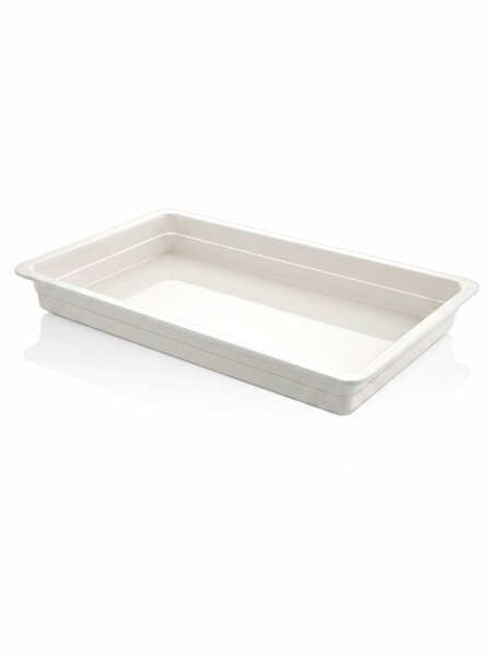 Melamine meat tray | 53x32,5x6,5cm | White | GN 1/1 65mm | CODE 576 | 780W