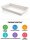 Melamine meat tray | 53x32,5x6,5cm | White | GN 1/1 65mm | CODE 576 | 780W