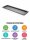 Melamine meat tray | 52x16x2cm | Black | GN 2/4 20mm | CODE 619 | Atlas Code 769