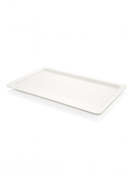 Plateau à viande en mélamine | 53x32,5x2cm | Blanc | Gn 1/1 20mm | CODE 504 | Atlas Code : 779