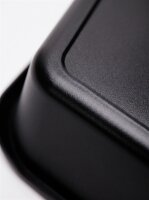 Melamine meat tray | 26x32,5x6,5cm | Black | GN 1/2 65mm | CODE 575 | Atlas Code 777