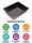 Melamine meat tray | 26x32,5x6,5cm | Black | GN 1/2 65mm | CODE 575 | Atlas Code 777