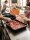 Melamine meat tray | 26x32,5x6,5cm | Black | GN 1/2 65mm | CODE 575 | Atlas Code 777