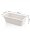 Melamin FleischTablett | 32,5x17,7x10cm | Weiß | GN 1/3 100mm | CODE 563