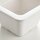 Melamine square bowl | 16x16x10cm | White | GN 1/6 100mm | CODE 572