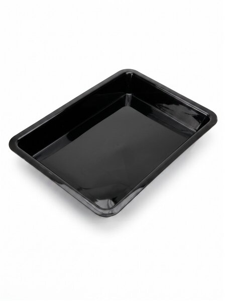 Plateau à viande en plastique ABS | 40x30x6cm | Bords ovales