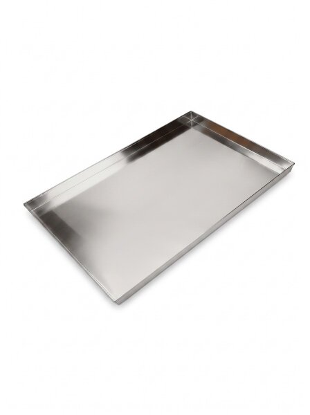 Plateau à viande en inox | 40x30x4cm