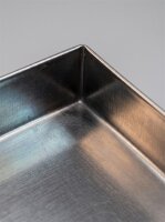 Plateau à viande en inox | 75x30x4cm