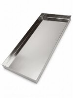 Plateau à viande en inox | 75x20x4cm