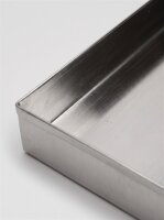 Plateau à viande en inox | 75x20x4cm
