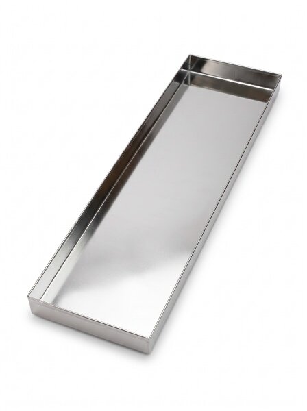 Stainless steel meat tray | 85x25x4cm