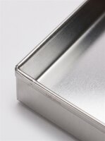 Stainless steel meat tray | 85x25x4cm