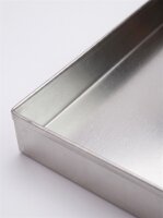 Stainless steel meat tray | 85x20x4cm