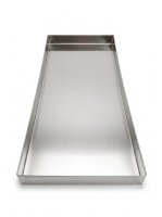 Plateau à viande en inox | 80x30x4cm