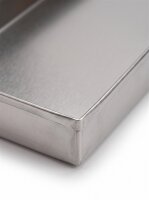 Plateau à viande en inox | 80x25x4cm