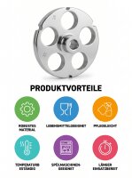 WOLFCUT | Fleischwolfscheiben Edelstahl für 32er |...