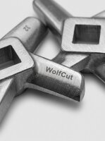 WOLFCUT | Stainless steel cross knife - for size 32 meat grinder - square 15,1mm