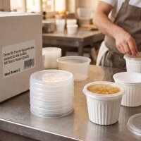 Deckel für Thermo-Suppenbecher | passend für alle Größen | 600 Stück / Karton (24x25)