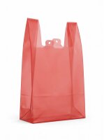 Sacs bretelles | Couleur rouge | HDPE en liasse |...