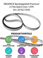 Bandsägeblatt Premium | 2170x16x0,51mm / 4TPI