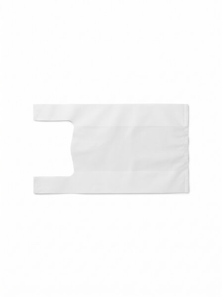 Süper Jumbo taşıma poşetleri | Beyaz | HDPE | bloklu | 40+20x70cm | 500 adet / koli