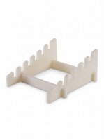 Schuin rek voor planken tot 2cm | voor 6 stuks | 37x40x18cm