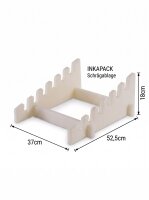 Schrägablage für Bretter bis 4cm | für 6 Stück | 37x52,5x18cm