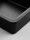 Melamin Fleischtablett | 26,5x16,5x10cm | Schwarz | GN 1/4 100mm | CODE 618 | Atlas CODE 772
