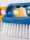 Brosse de nettoyage | couleurs assorties | 4,5x12,5x7,5cm
