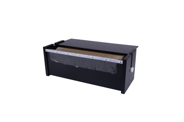Folienabroller groß für Stretchfolie, schwarz, 54,5 x 21 x 20,5 cm – Folienschneidgerät