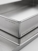 Stainless steel meat tray | 80x30x10cm